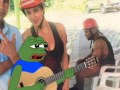 Pepe the sad frog