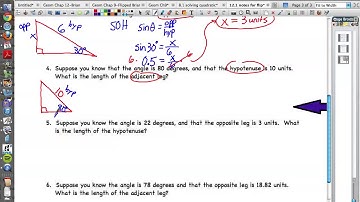 8.4 part 3: Geometry-Using Trigonometric Ratios to Solve Problems