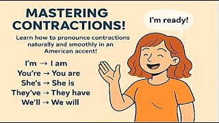 Mastering Contractions in American English Pronunciation! #english #education #learn #learnenglish