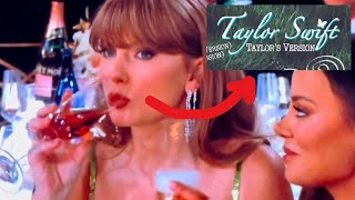 Taylor Swift dropped a next album easter egg at The Golden Globes?!