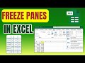 How Use To Freeze Panes In Excel #excel #exceltips #exceltutorial