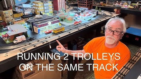 Here’s how to run two trolleys on the same loop buy making isolated o gauge track sections
