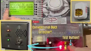 Conventional Duct Detector Fire Alarm System Test 4