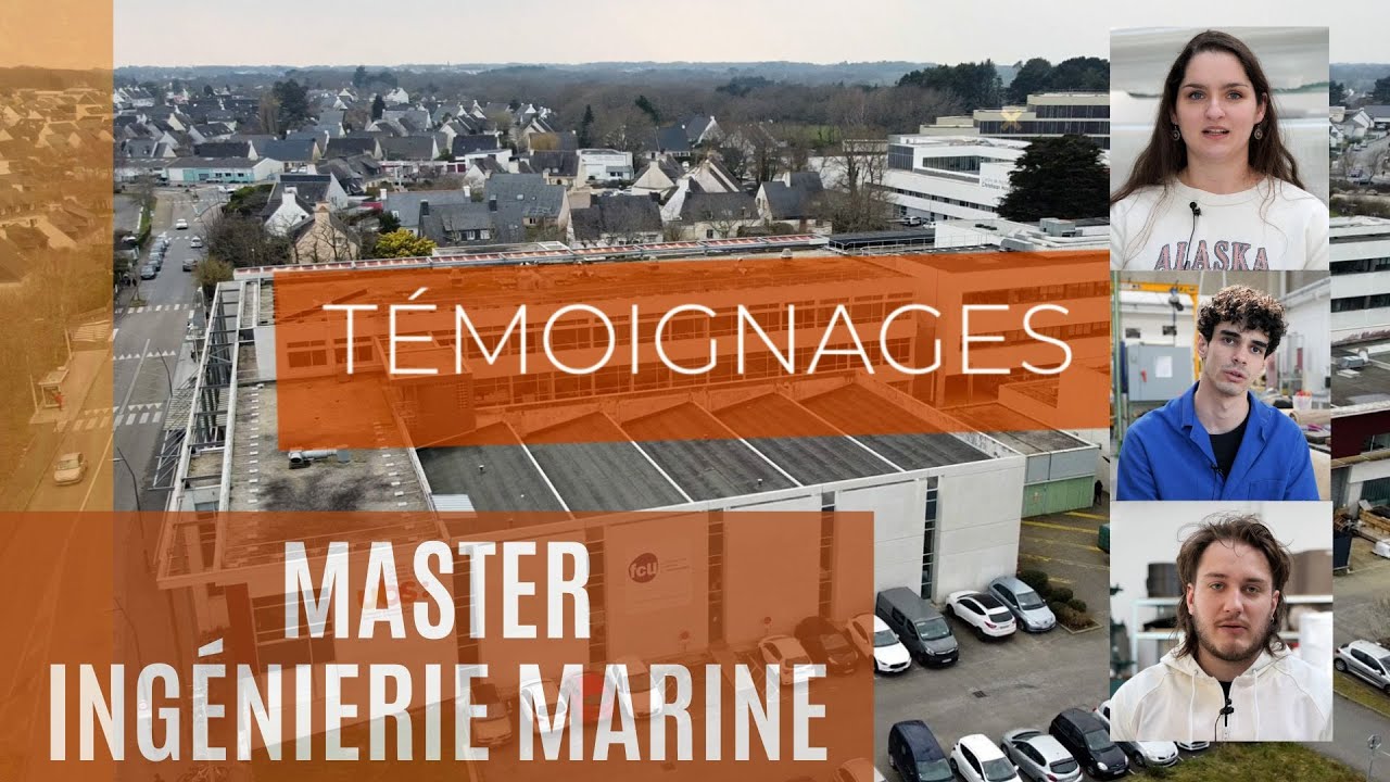 Léa, Maël & Léo, étudiants en Master Ingénierie Marine
