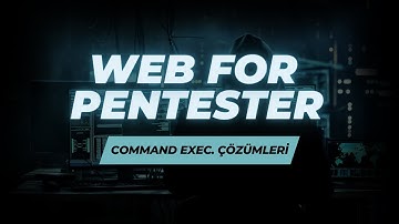 WEB FOR PENTESTER COMMAND İNJECTİON ÇÖZÜMLERİ | (Solutions)