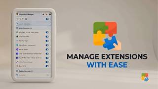 Best Way to Manage Browser Extensions | Easy Extension Manager #foryou