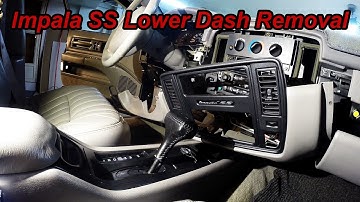 Part 2: Impala Project: TheDetailSS.com Double Din / Lower Dash Removal