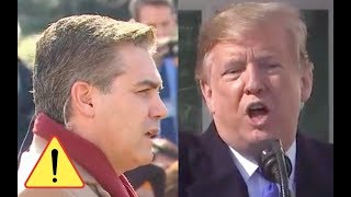 Trump Has Heated Exchange with Jim Acosta Who Says There is No Border Emergency