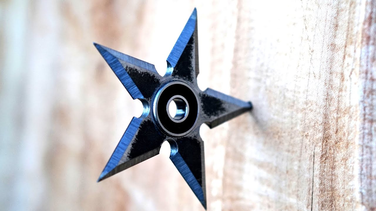 How to make a Shuriken or Ninja Star Fidget Spinner 