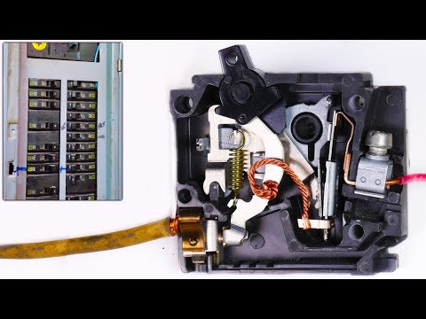 How a Circuit Breaker Works in Slow Motion - Warped Perception - 4K