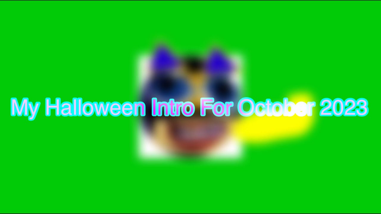 My Halloween Intro For October 2023 YouTube