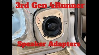 3rd Gen 4 Runner Door Speaker Adapters & Sound System Upgrade.