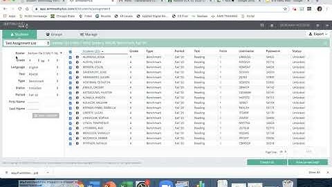 Delivering Aimsweb Student Testing Tickets