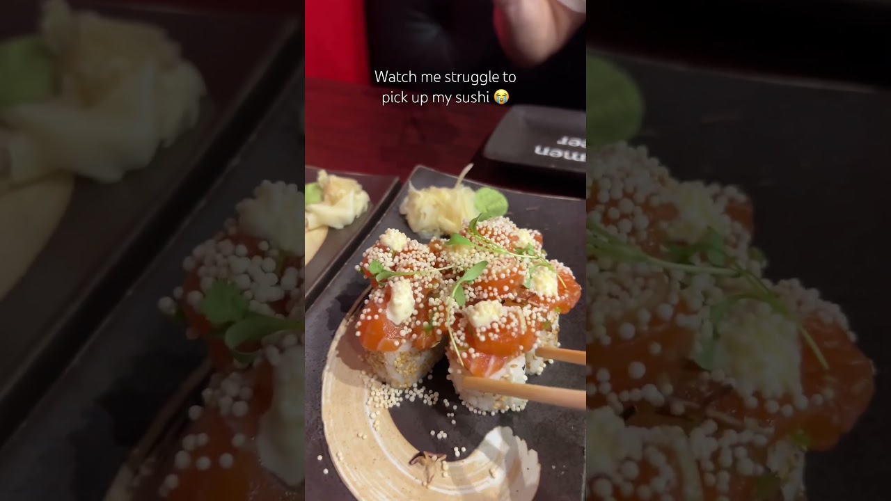 I was not having a good chopsticks day 😂 