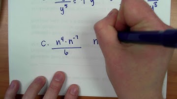 8th Grade 8.4b Zero and Negative Exponents