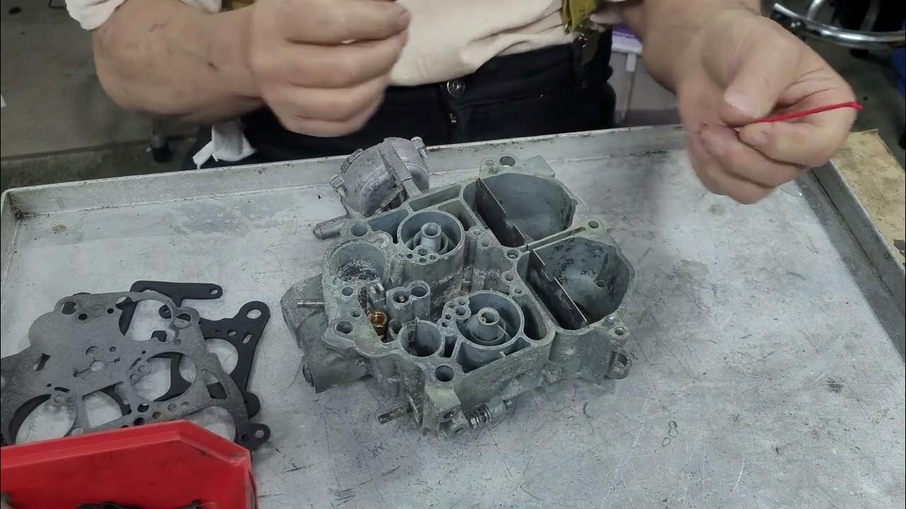 Rochester Quadrajet Idle Circuit Repair YouTube