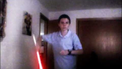 Lightsaber test in After Effects