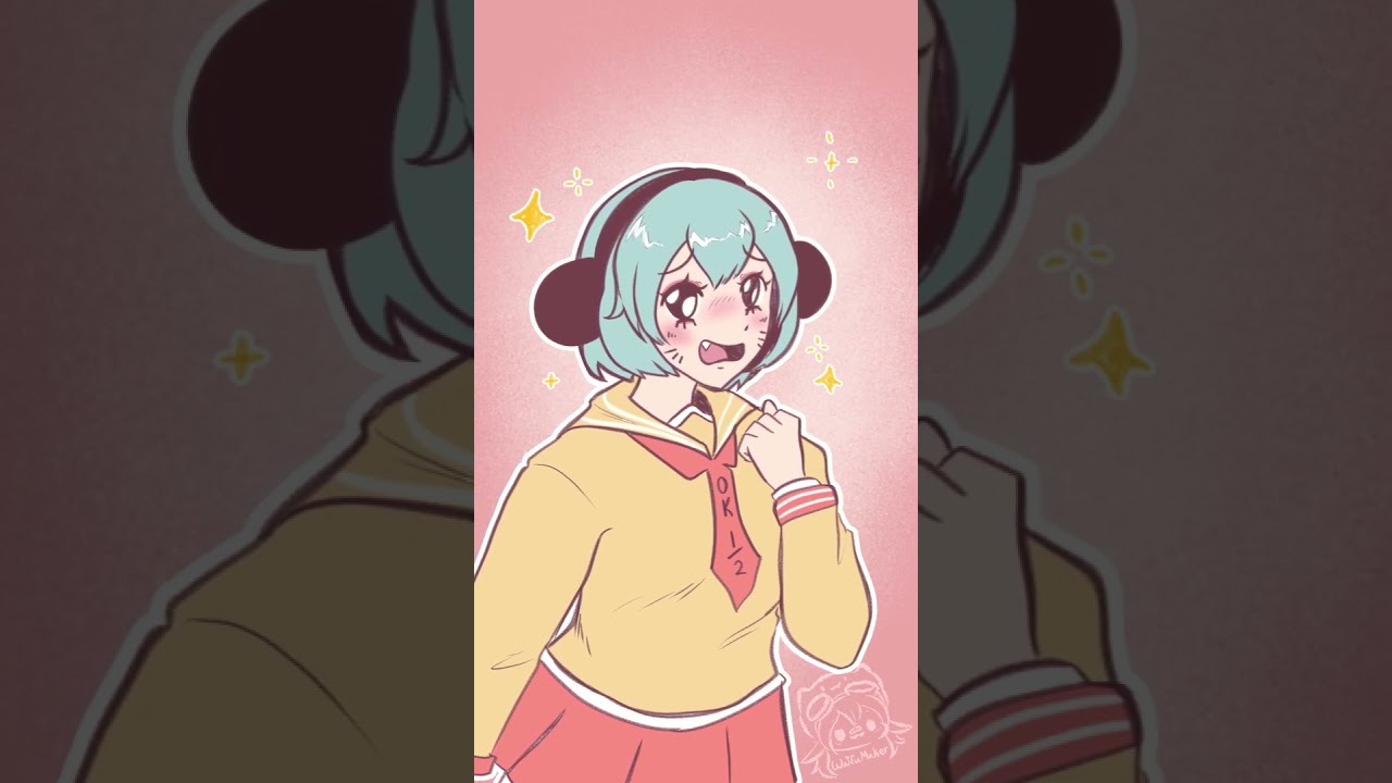 ⚠️LOUD AUDIO⚠️ anime girl nyon lol  