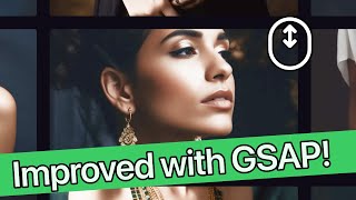 I Made it BETTER with GSAP! (Grid Zoom on Scroll) Advanced Animation Techniques Combining Hover Scroll With Gsap Scrolltrigger