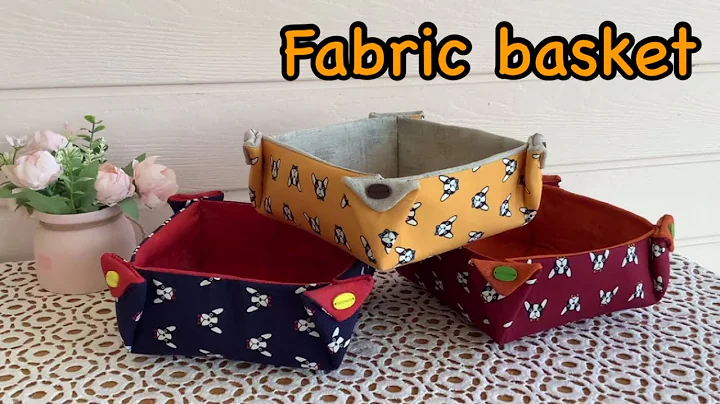 Diy Fabric basket, new style fabric basket,  fabric basket tutorial, how to fabric basket, cute