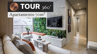 TOUR 360° | Apartamento Decorado 70m²