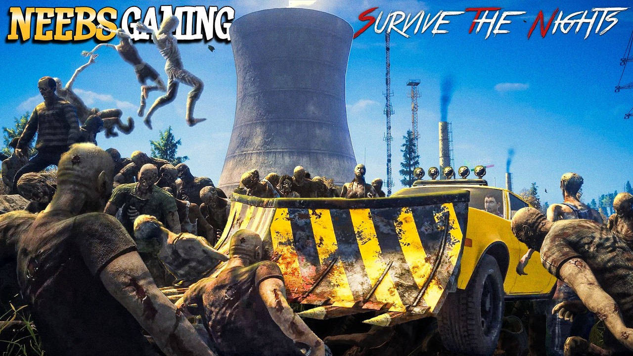 Taking on the Zombie-Infested NUCLEAR PLANT to Bring the Power Back - Survive the Nights