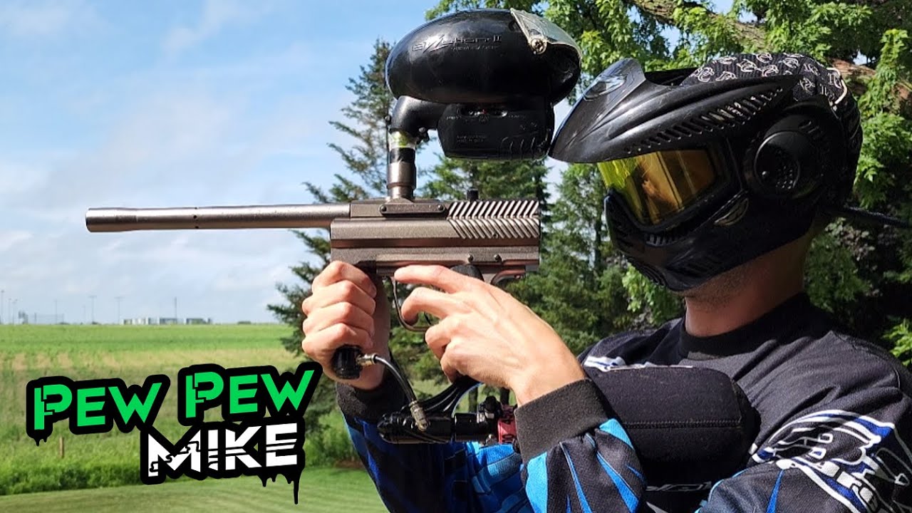AKA Viking Halfmill Paintball Shooting Video (2002) YouTube