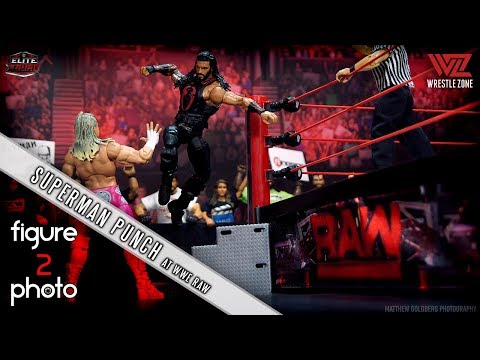 Figure 2 Photo: Roman Reigns Goes For The Superman Punch to Dolph Ziggler on WWE RAW!