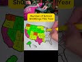 🚨 Some U.S. states have reported higher numbers of school safety incidents this year than others.