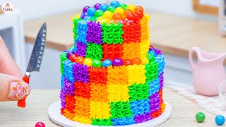 Satisfying Rainbow Cake1000+ Miniature Rainbow Cake RecipeBest Of Rainbow Cake Ideas