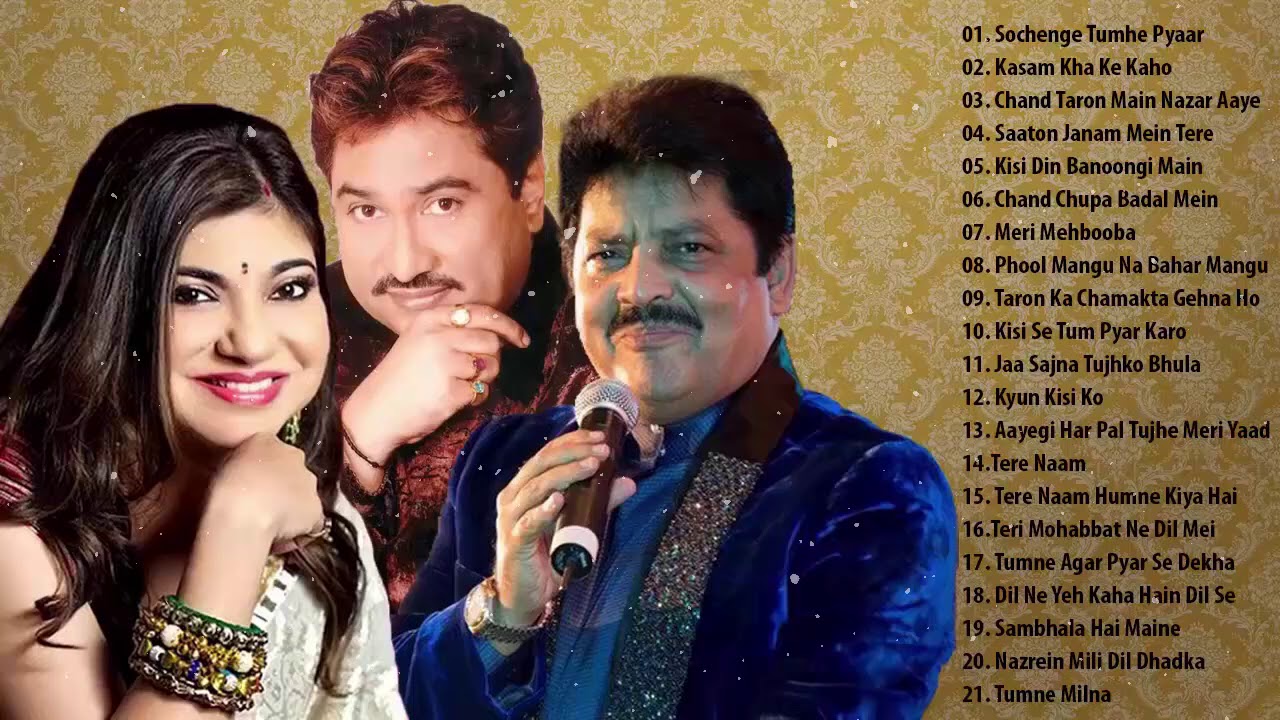  2  Best Of Udit Narayan Alka Yagnik Kumar Sanu Songs  90s Evergreen Bollywood Songs Jukebox