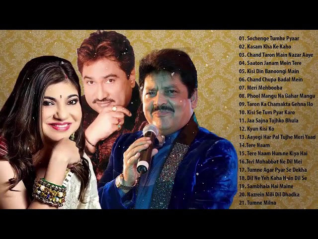 #2_ Best Of Udit Narayan, Alka Yagnik, Kumar Sanu Songs // 90's Evergreen Bollywood Songs Jukebox class=