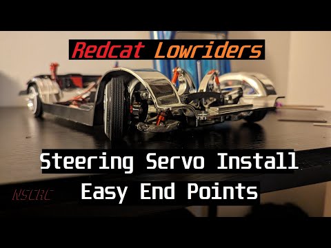 Redcat Lowriders Steering Servo Install and Easy End Points plus Expo 2