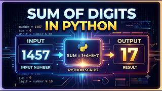 Sum of Digits in a Number in Python (Step-by-Step Tutorial)