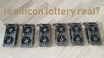 GPU Silicon lottery