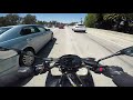 We Almost Crashed on the Freeway! | Ride to Griffith Observatory | 2021 Kawasaki Z650 | Beginner