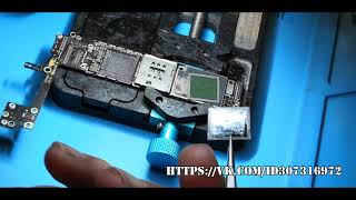картинка: Ремонт iPhone 6s, reballing CPU A9, кидаем квартет на другую доску, часть первая