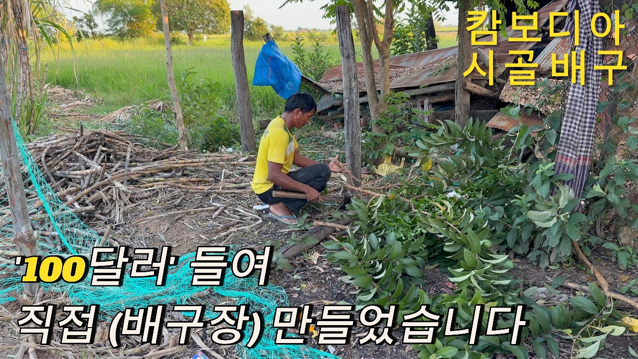 아빠가 배구장 오픈해서 장사 시작 합니다