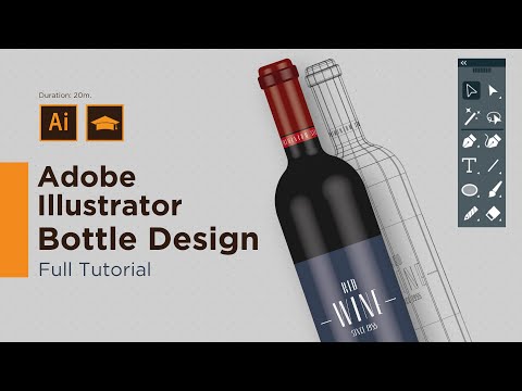 Adobe illustrator 3D Şişe Tasarımı | Revolve Tekniği