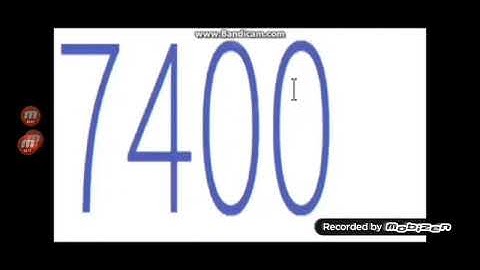 Challenge countdown from 8000