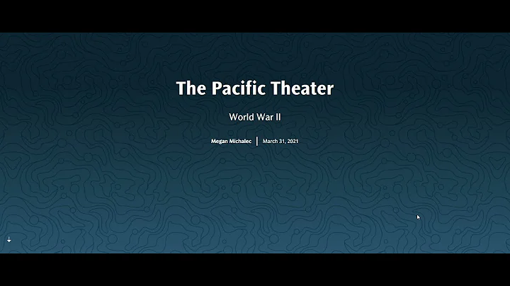 Pacific Theater Geography Lecture