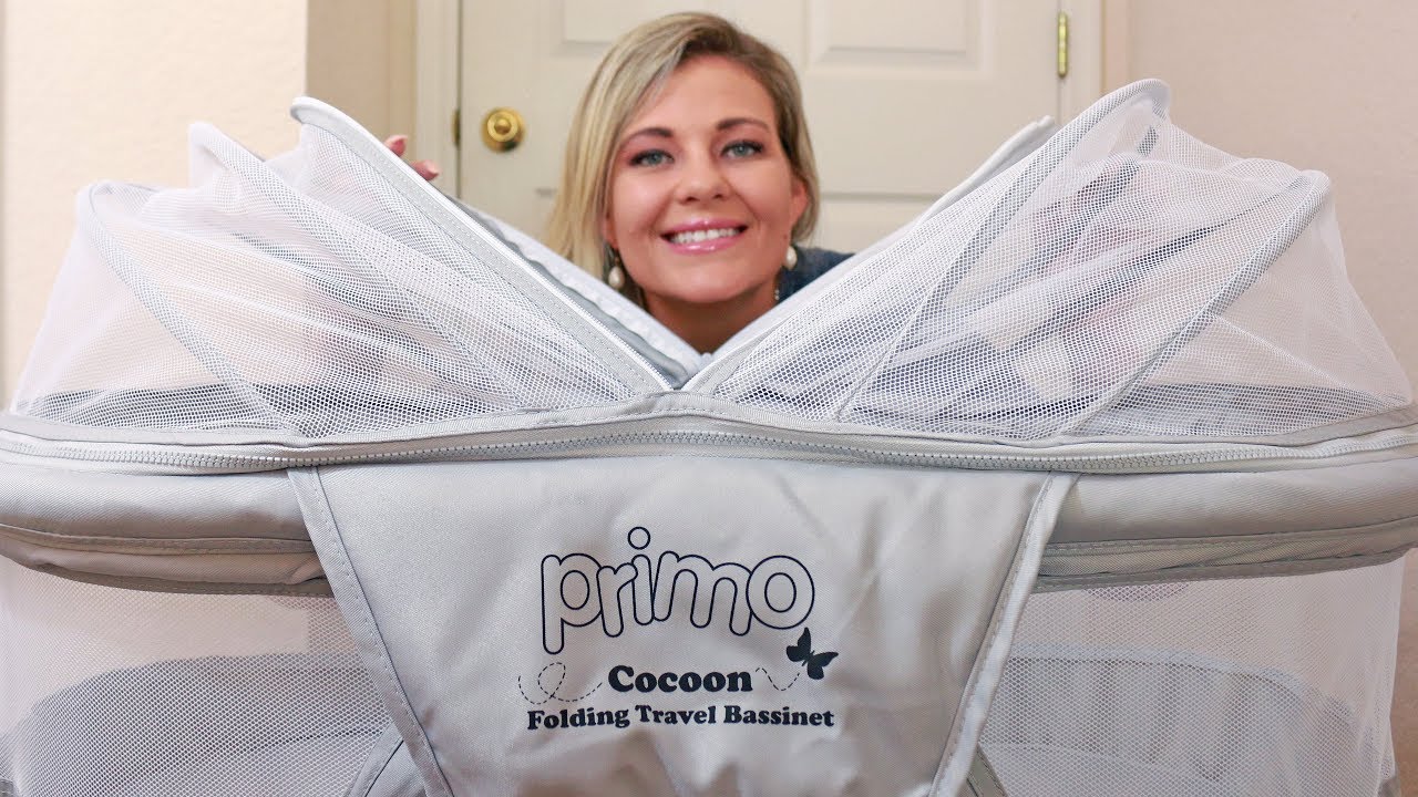 primo cocoon folding travel bassinet