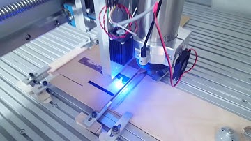 Fräse Frieda, Mach3, Image2Gcode, DTR SXD, Laser Engraving