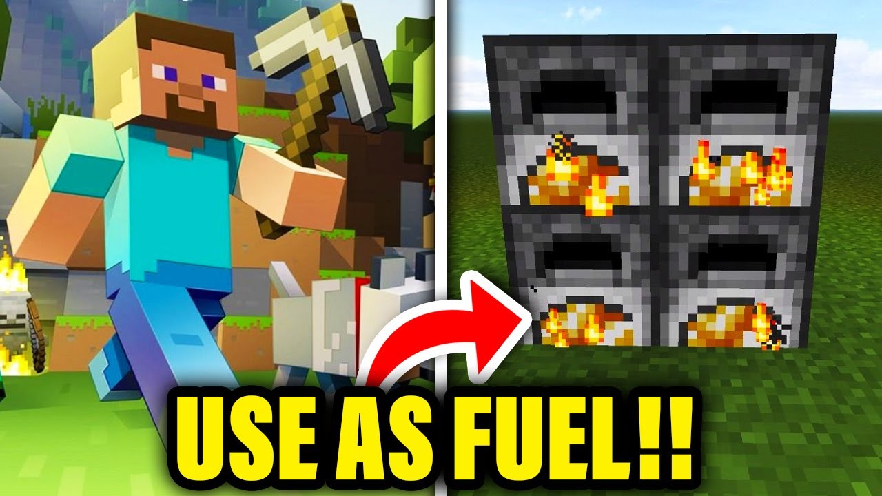Fuel Items Minecraft BEST ITEMS in Minecraft to use as FUEL! - YouTube