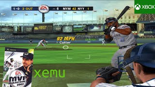 MVP Baseball 2003 (2003) Microsoft Xbox Gameplay in HD (xemu)