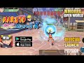 Naruto Slugfest X Eng Gameplay OPEN WORLD MMORPG Android 