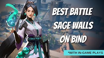 Best Battle Sage walls for Bind(wall boosts, off-angle walls). #valorant #sage #valorantindia