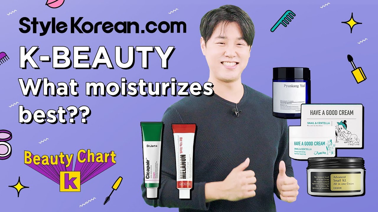 Beauty Chart K Ep3 Top 5 Moisturizers By Stylekorean Youtube