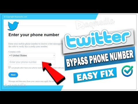 How To Bypass Twitter Phone Number Verification ✅ 2021