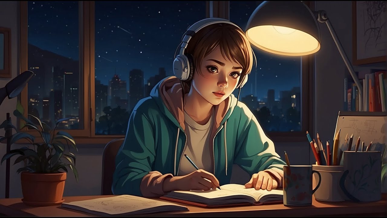 Late Night Study Session 📚 Chill Lofi Hip Hop [Relax/Work/Study] - YouTube